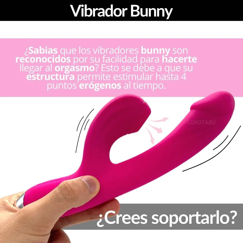 Vibrador Succionador Doble Estimulación Térmico Luxury Sexual