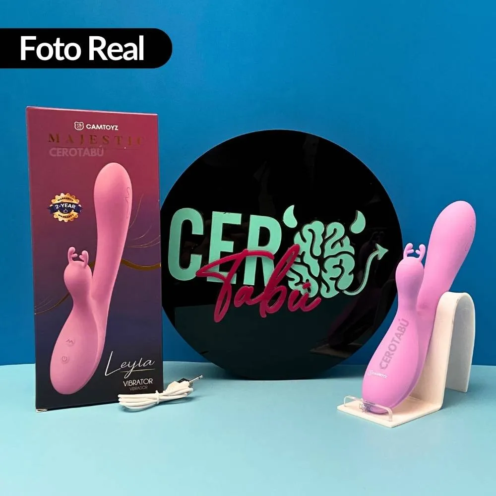 Vibrador Consolador Doble Estimulacion Clitoris Punto G Juguete Sexual