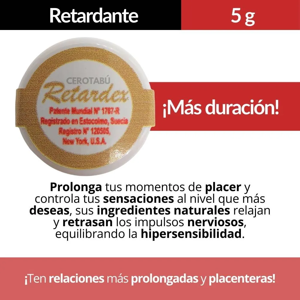 Retardante Masculino En Crema Retardex x 5g