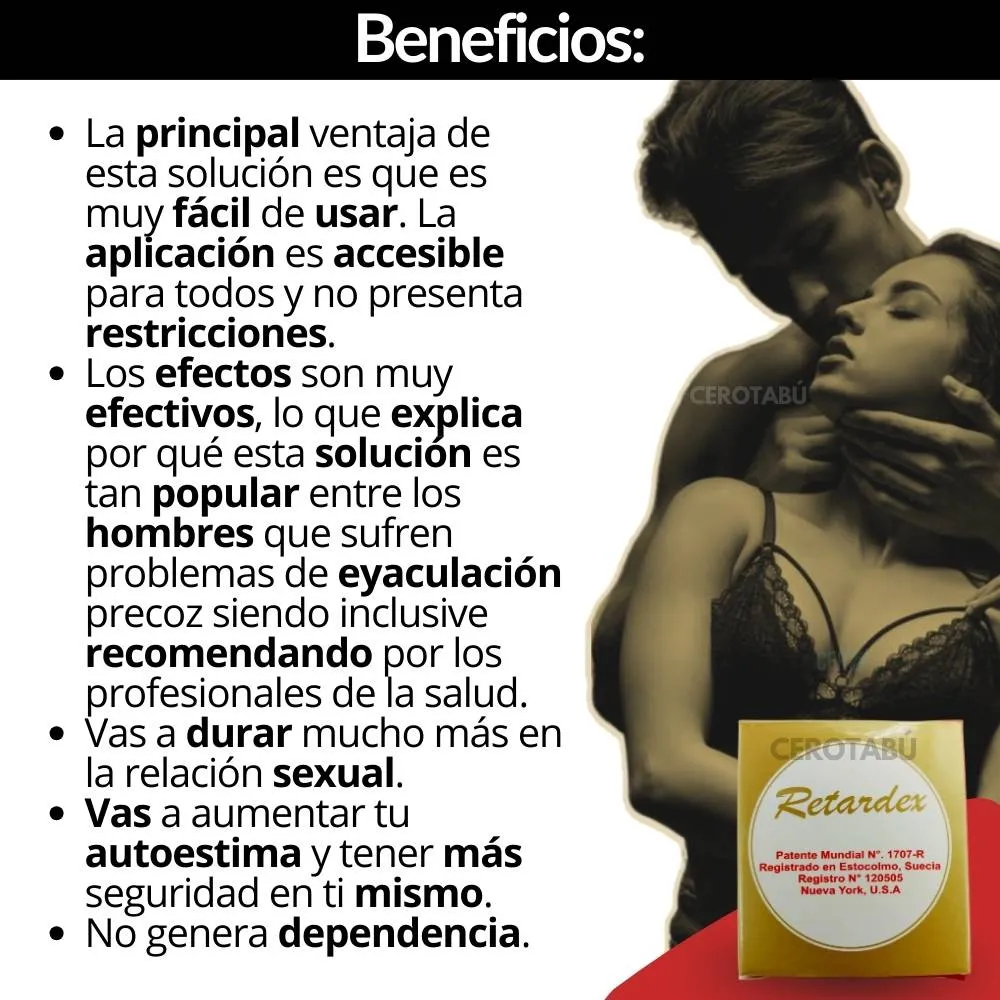 Retardante Para Hombre En Crema Retardex x 5g