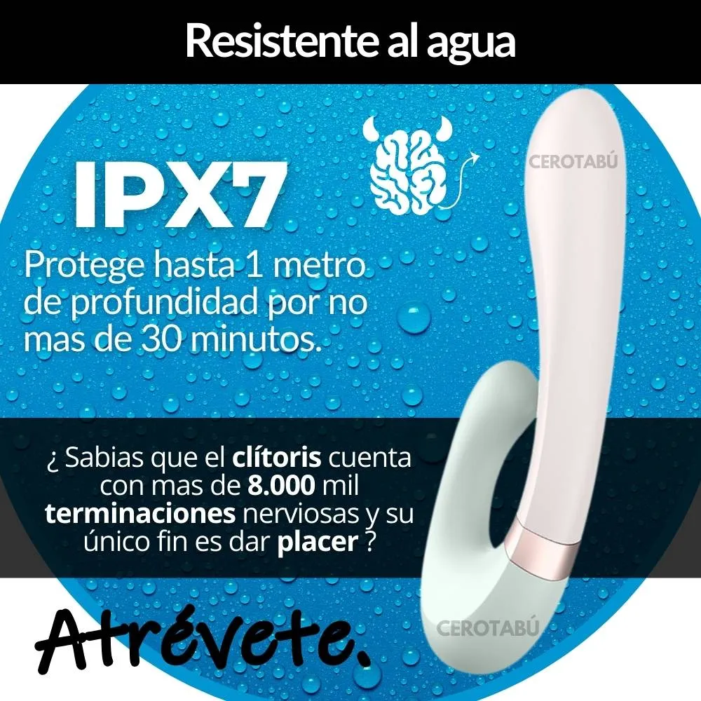 Satisfyer Vibrador Doble Estimulación App Mundial Juguete Sexual 