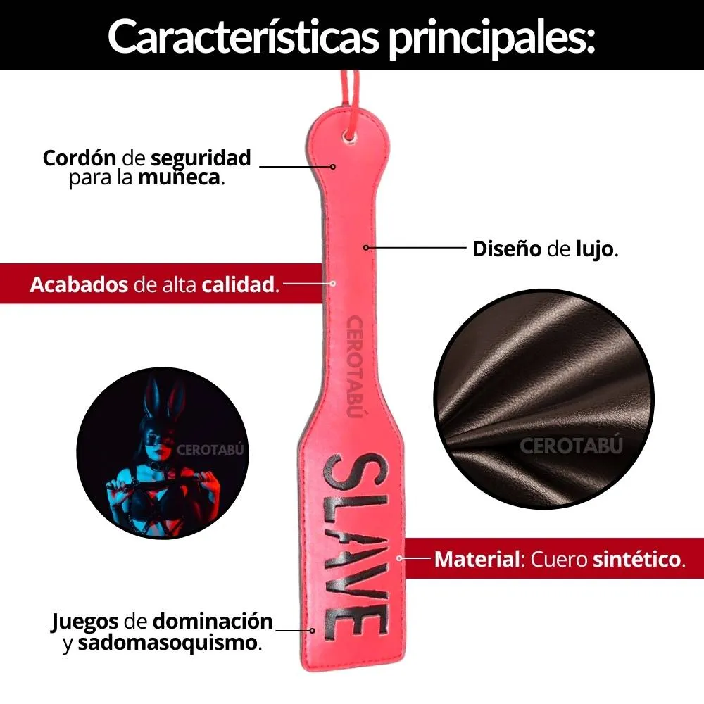 Paleta Sadomasoquismo Practica Bondage Bdsm Juguete Sexual 