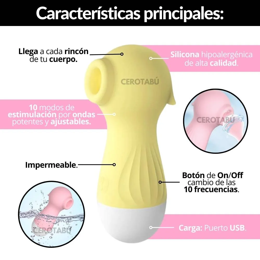 Vibrador Estimulador Succionador De Clítoris Sea Horse 