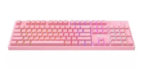 Teclado Mecanico Retroiluminado Rosa