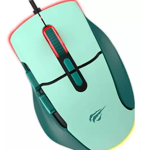 Mouse Gamer Havit Ms962 8 Botones 12000 Dpi Programable RGB