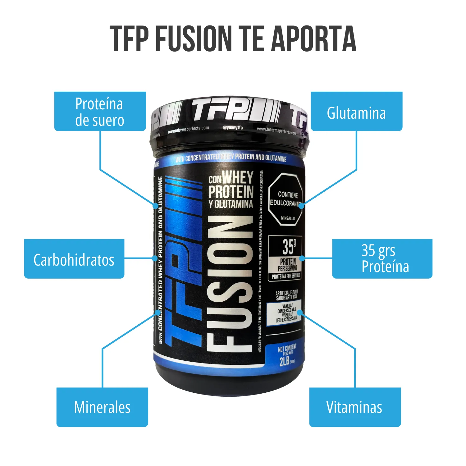 Proteina TFP Fusion 2 Lbs