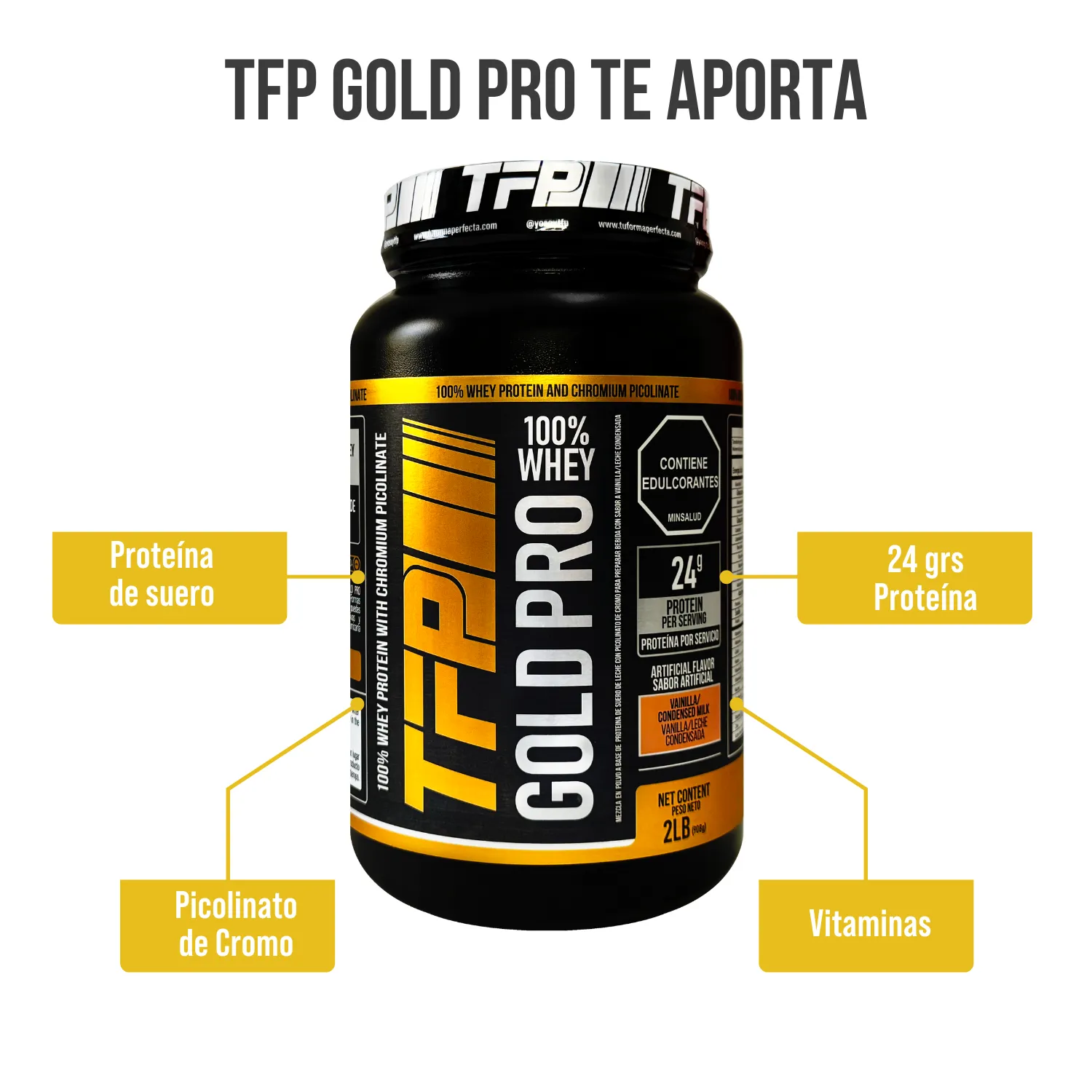Proteina TFP Gold Pro 2 Lbs