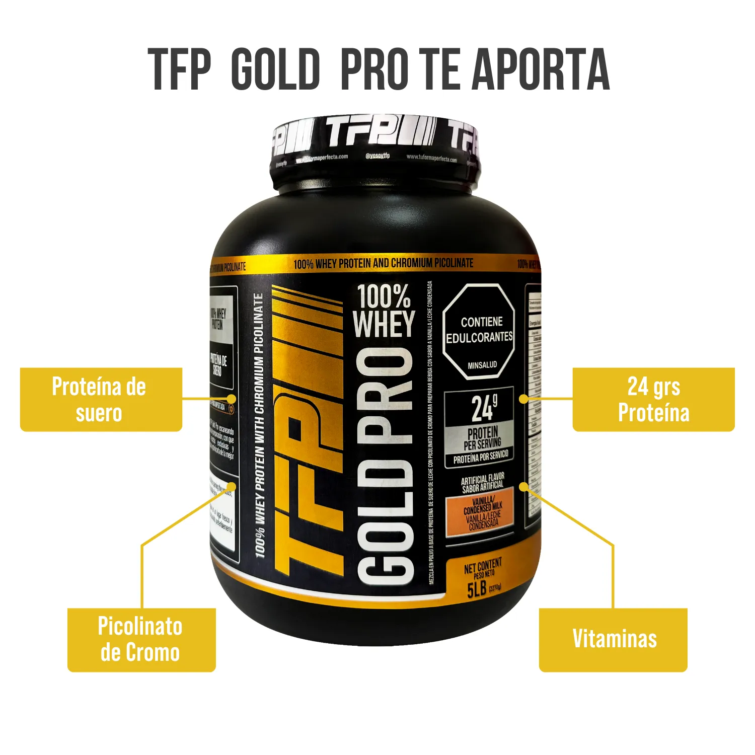 Proteina TFP Gold Pro 5 Lbs
