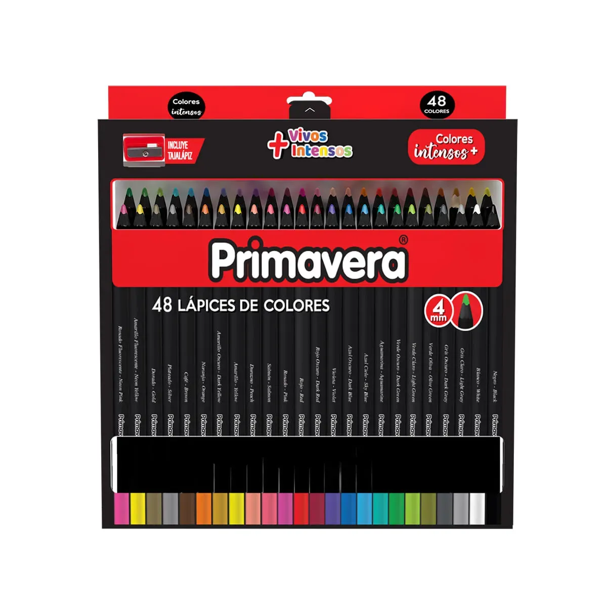 Colores Primavera  Black X48 Unidades