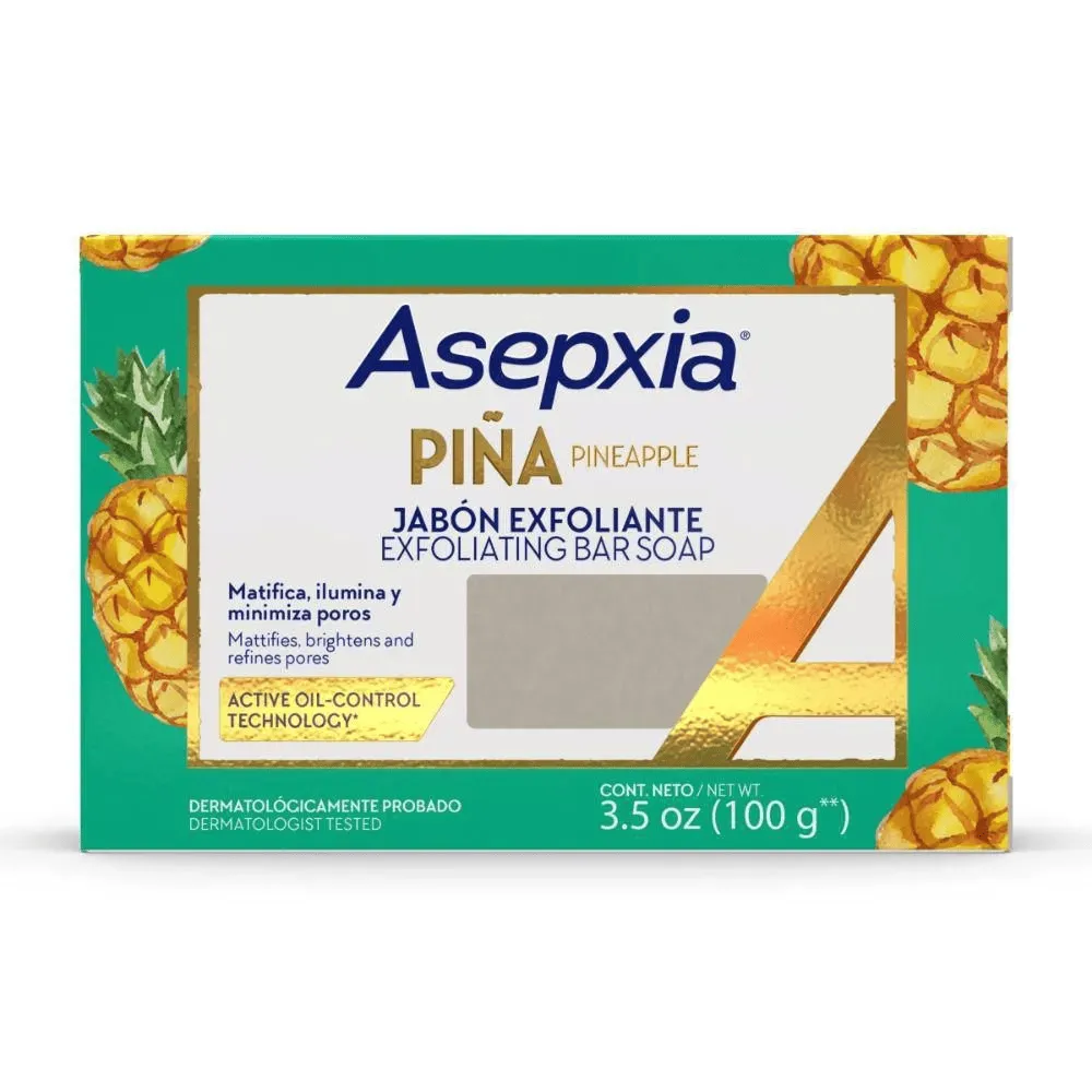 Jabón Asepsia Exfoliante Piña X100Gr