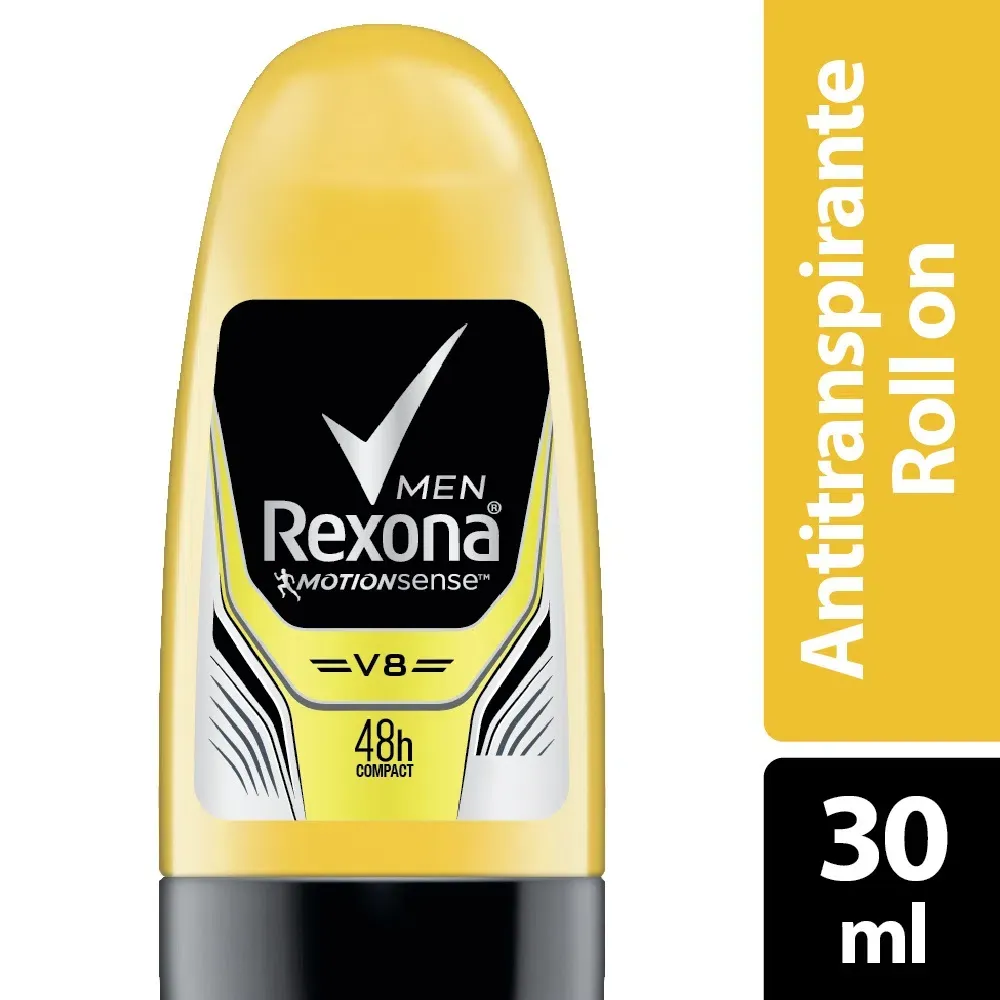 Antitranspirante Roll On Rexona V8 Desodorante X30Ml - 5 Unidades