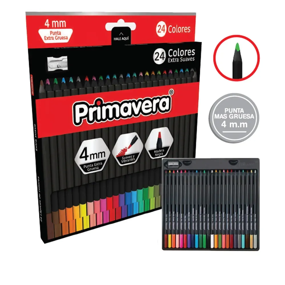 Colores Black Primavera X 24 Unidades