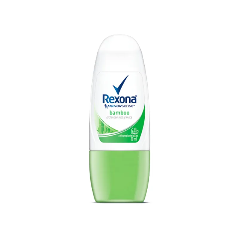 Desodorante Rexona Bamboo Rollon X30ML – 5 Unidades