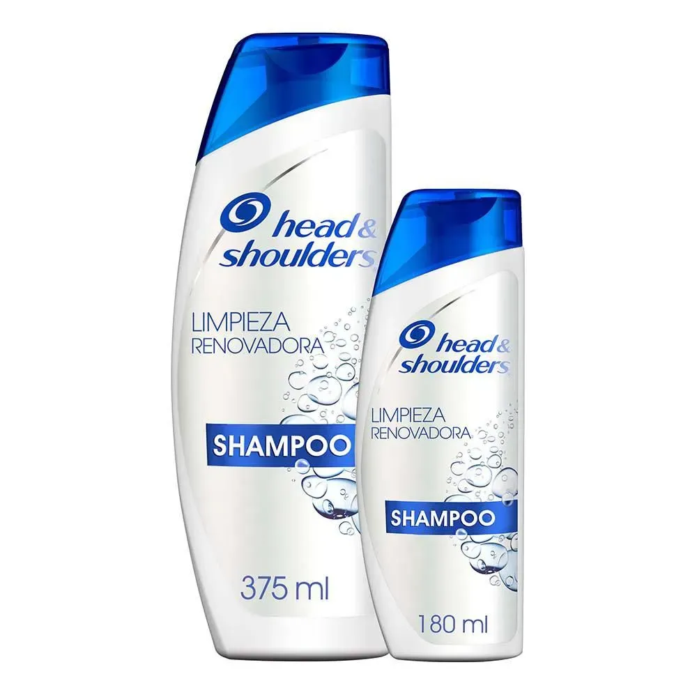 Shampoo Limpieza Renovadora Pack H&S  - 375 Ml + 180 Ml  