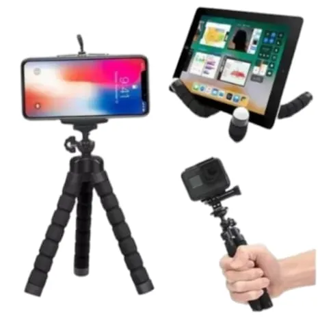 Tripode Flexible Celular Camara Soporte Smartphone Holder