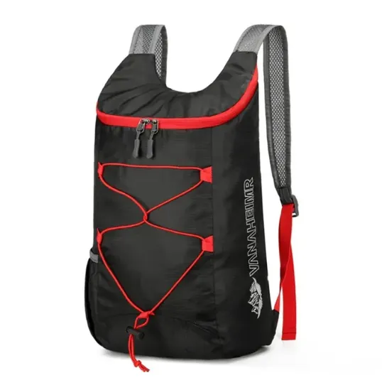 Bolso Mochila Plegable Multifuncional Para Exteriores, Bolsa Deportiva De Tela De Nailon Impermeable