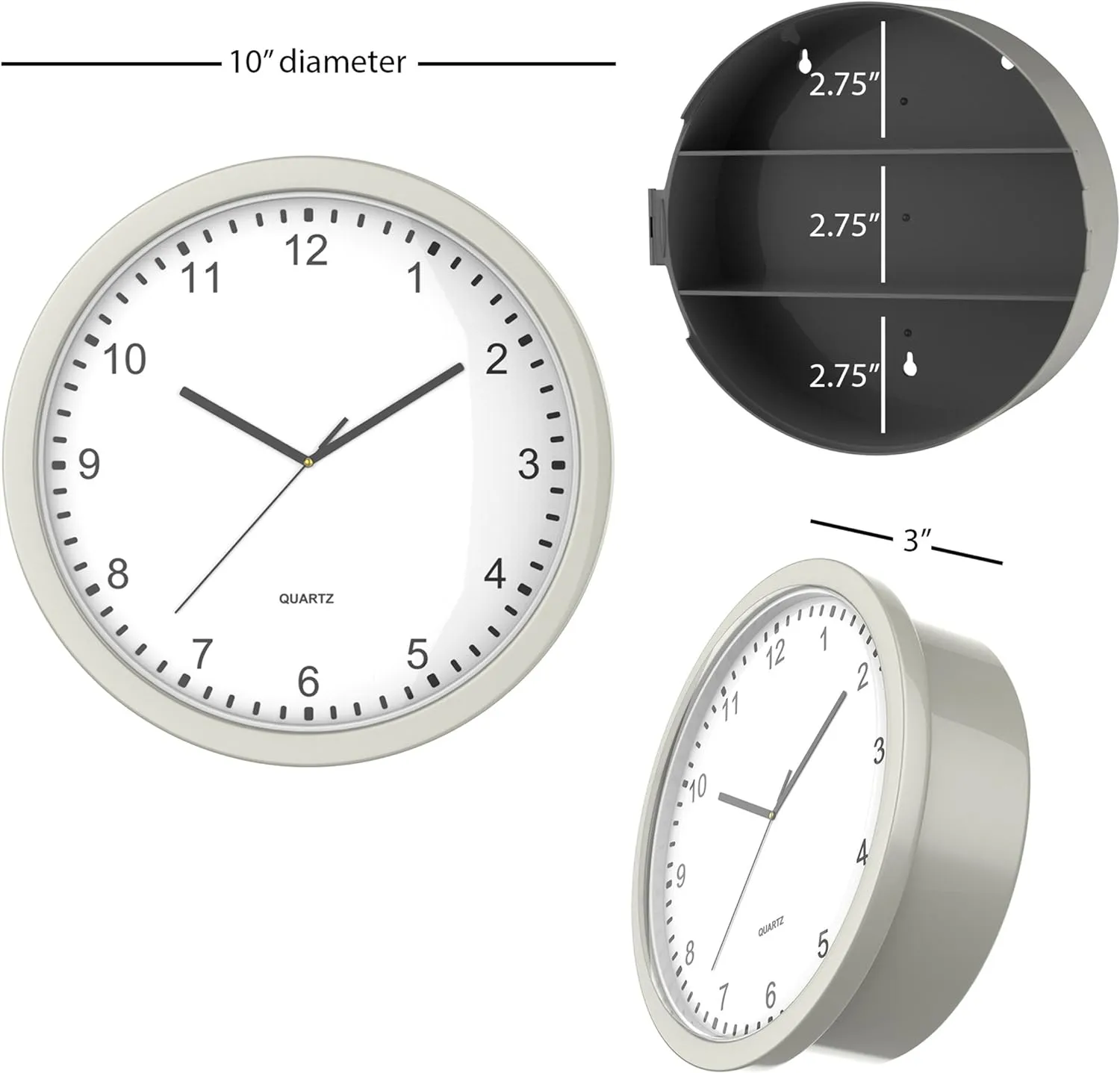 Caja Fuerte Simulación Reloj De Pared 