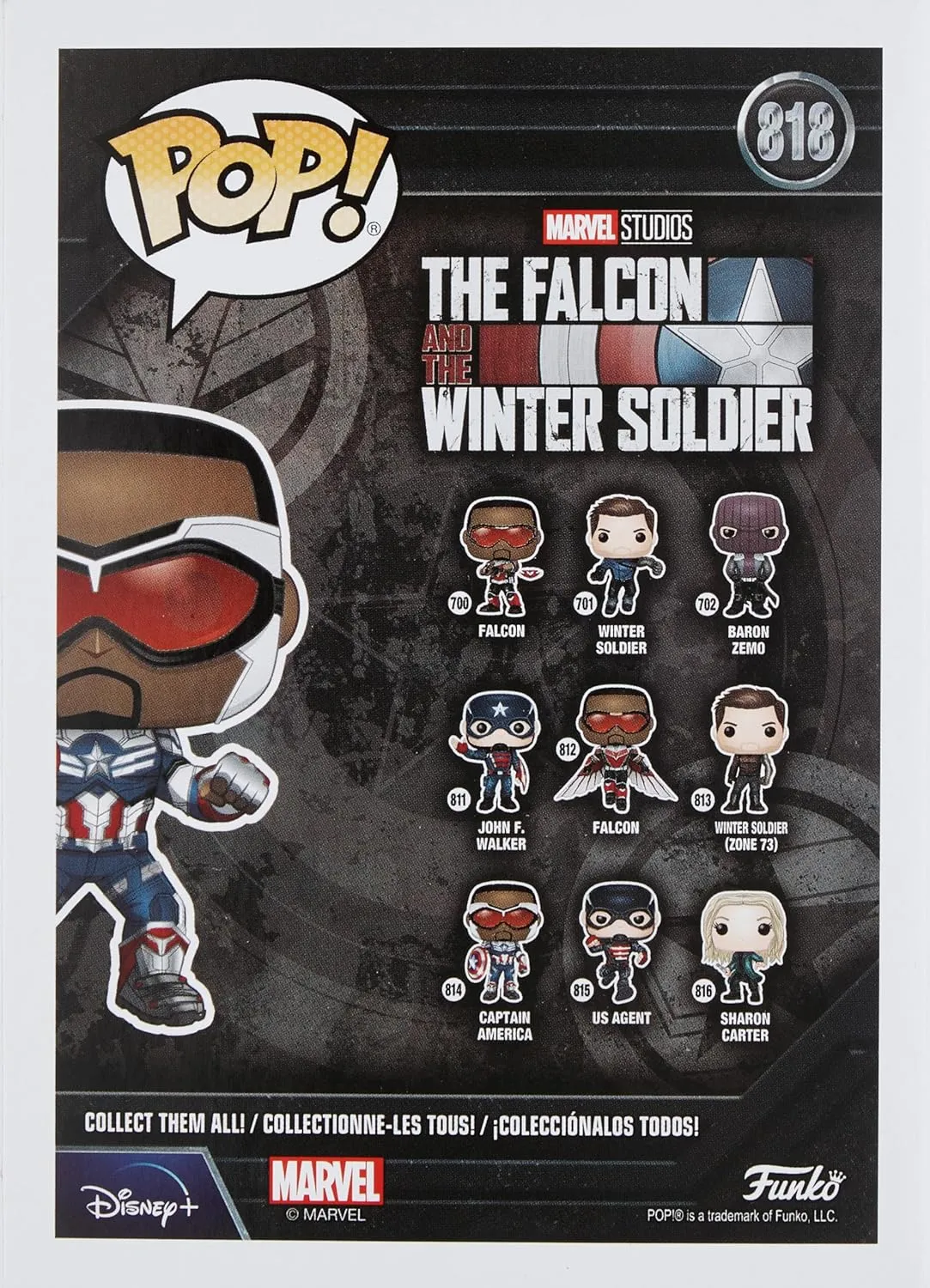 Funko Pop! Marvel: Halcón Y El Soldado Del Invierno - Capitán América 