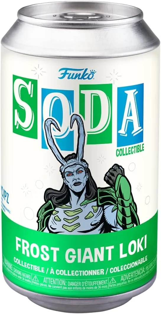 Funko Soda: Marvel -Frost Giant Loki (Los Estilos Pueden Variar)