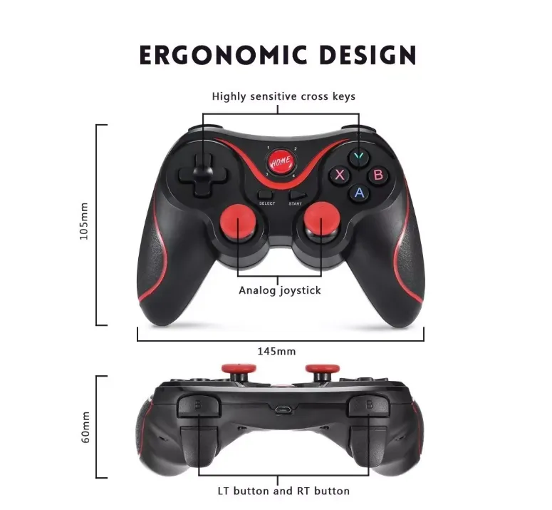 Control Gamepad Bluetooth Android Pc X3