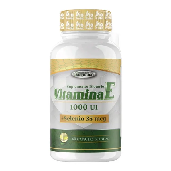 Vitamina E 1000 UI X 60 Cap Regenera Tu Piel Y Elimina Manchas