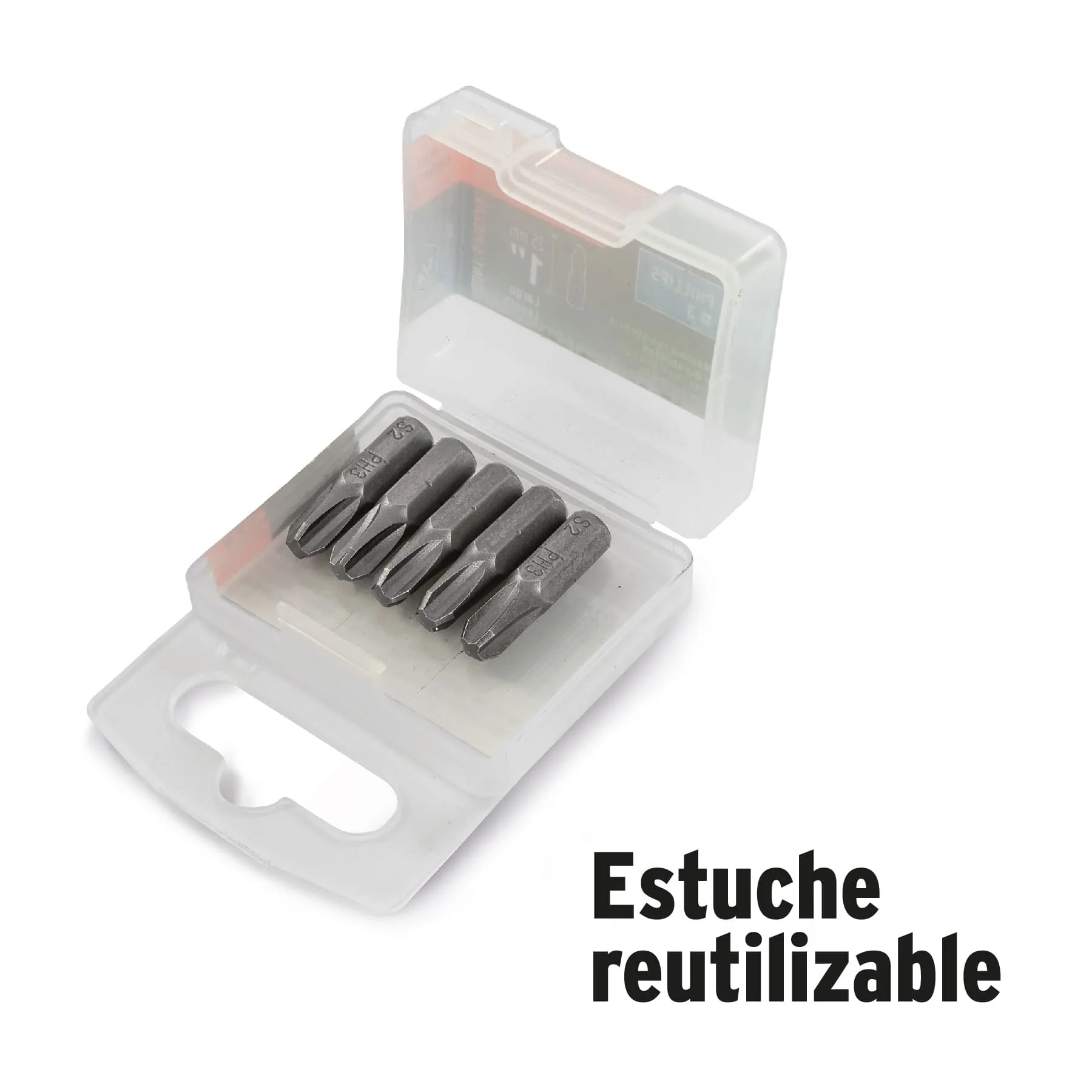 Set De 15 Puntas Industrial Estrella Ph2 De 2" Zanco 1/4" Truper