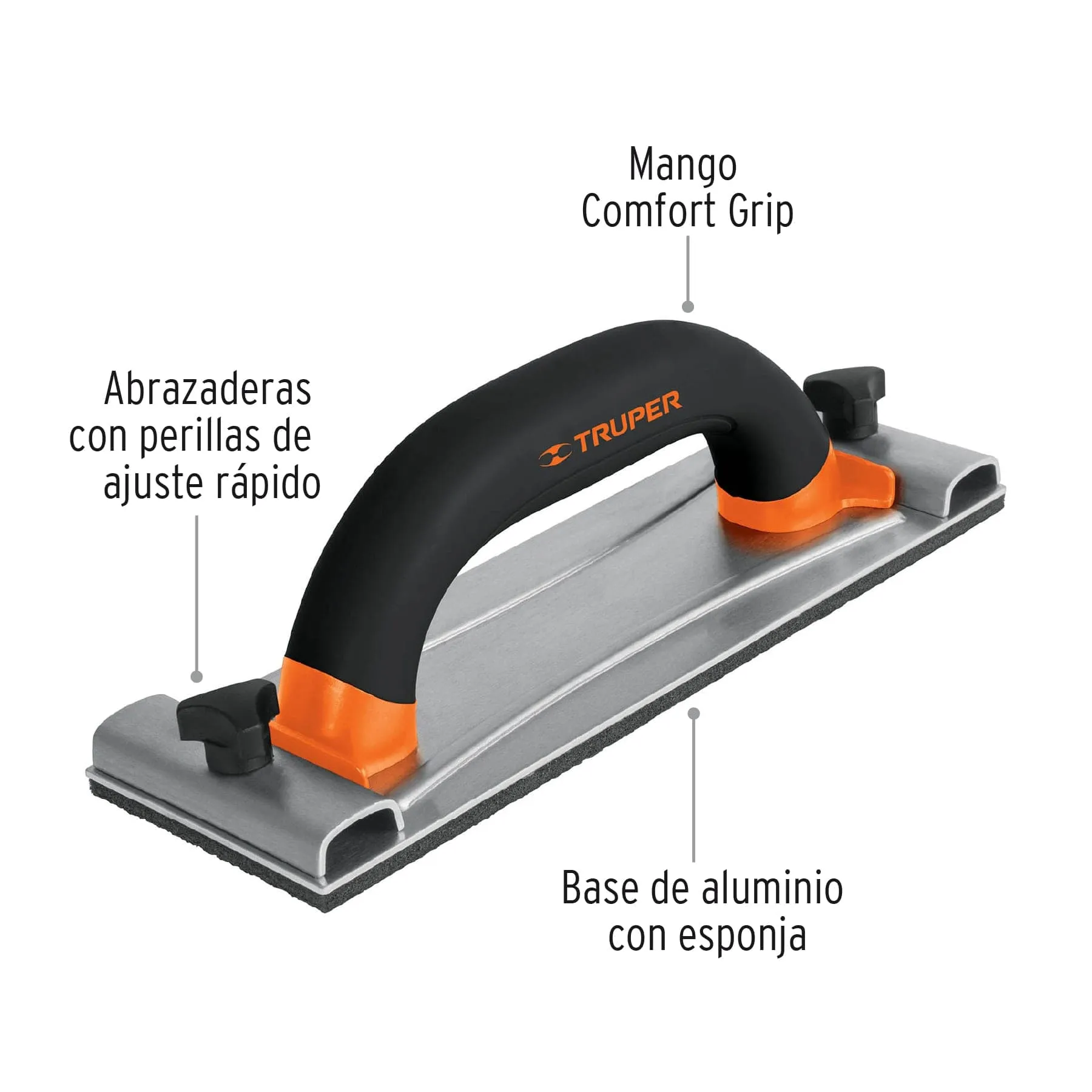 Lijadora Manual De 9", 1/3 De Hoja, Para Acabados Finos Truper