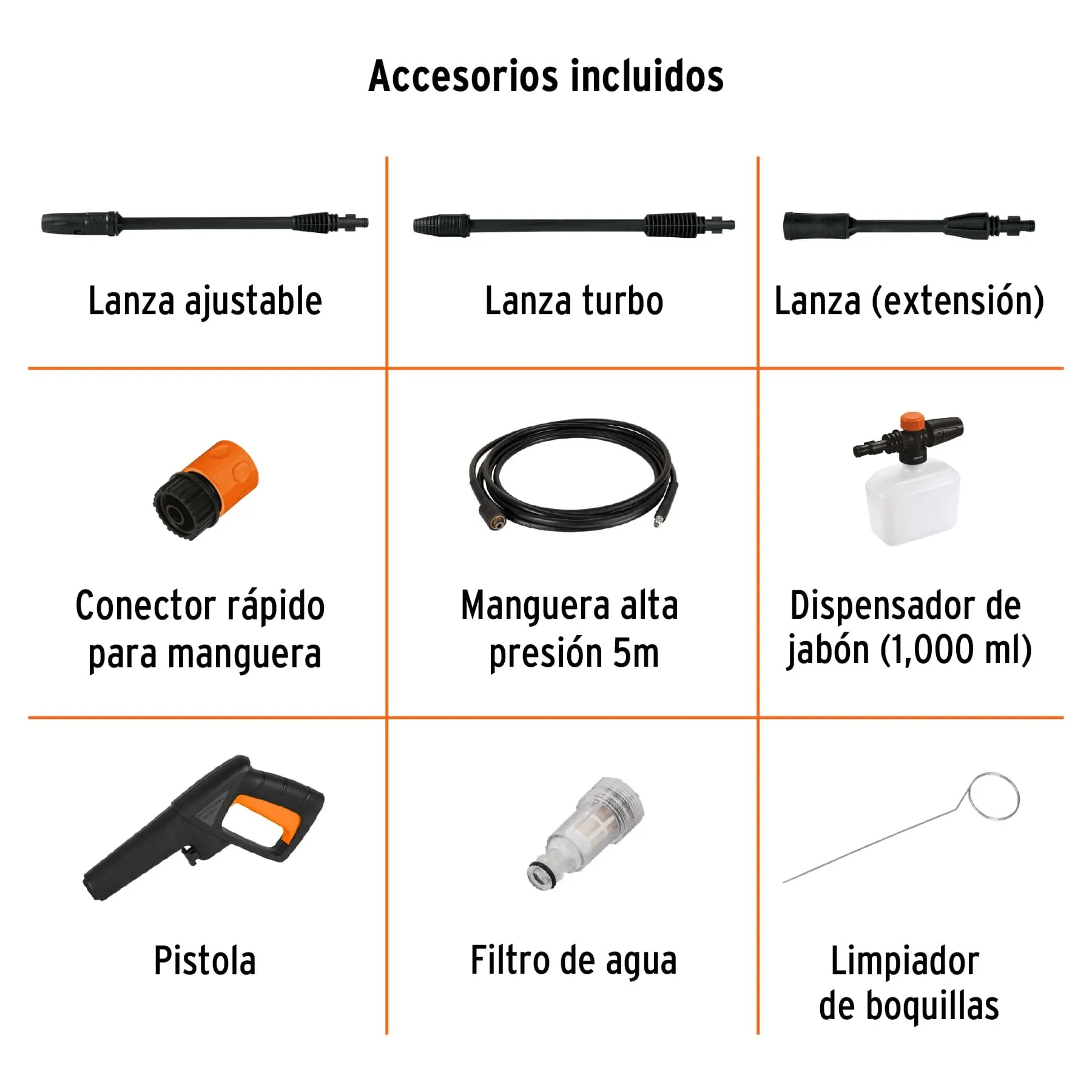 Hidrolavadora Eléctrica 1500 Psi 1400 W Truper Con Jabonera Truper