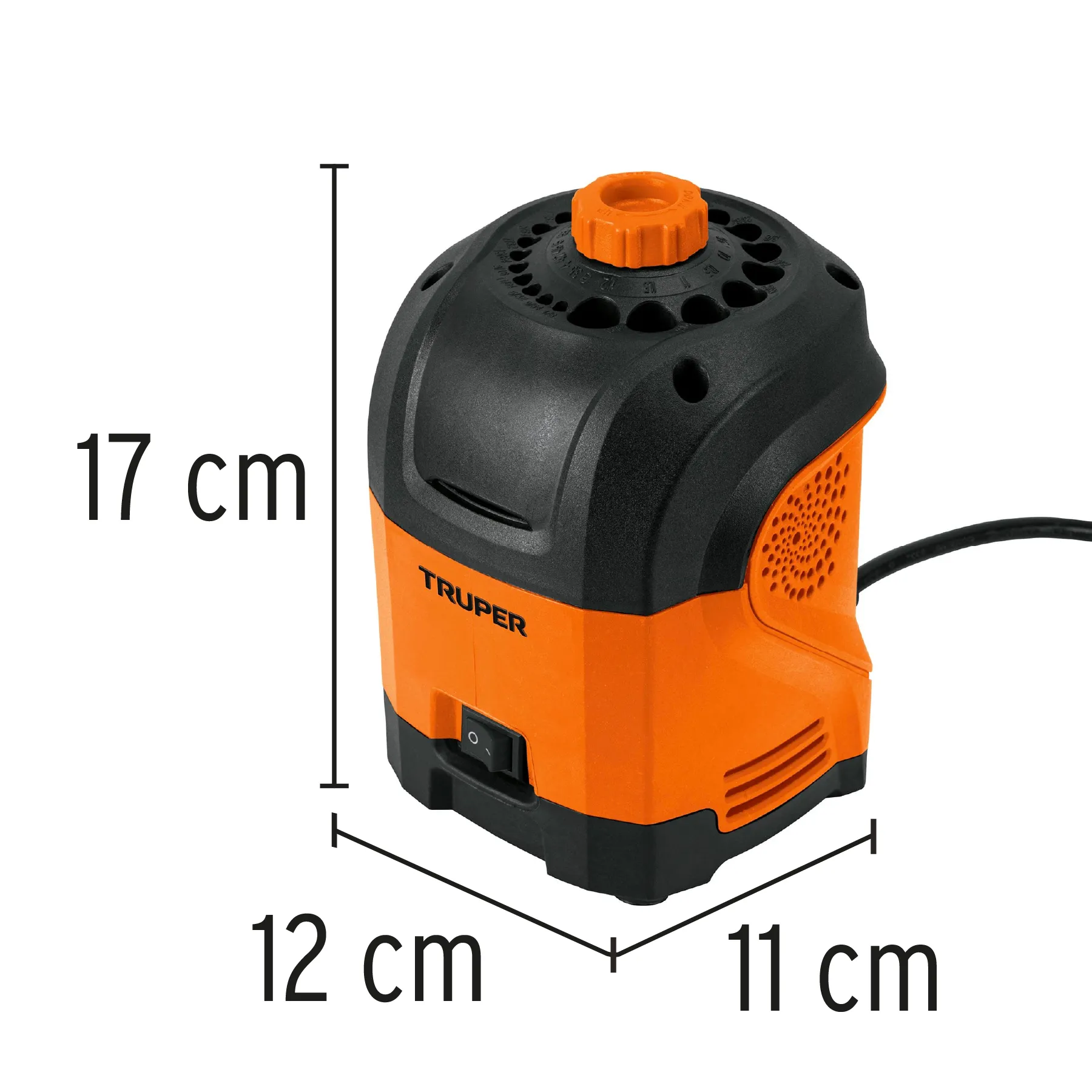 Afilador De Brocas Eléctrico 1/8" A 1/2" Truper Punta 118° Truper