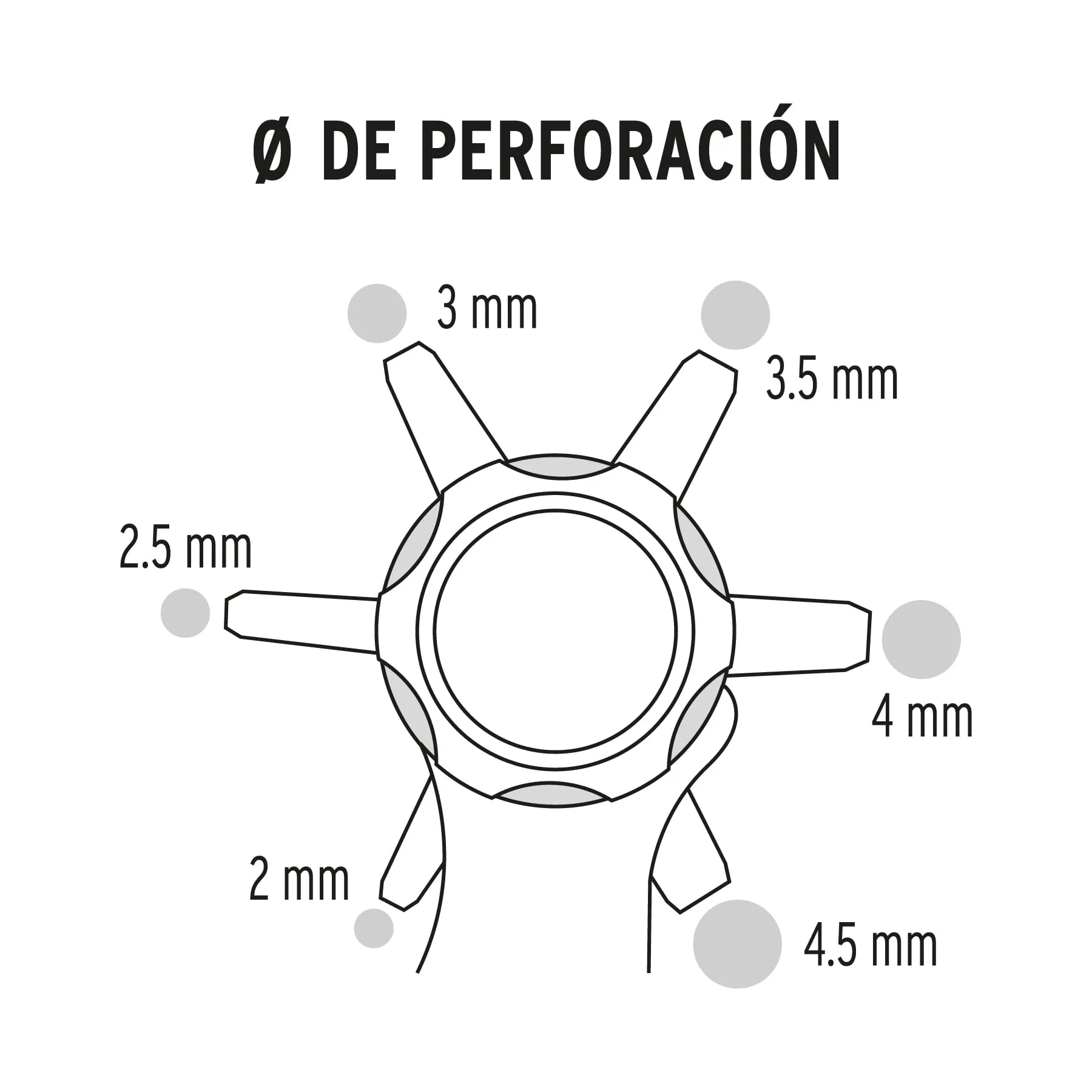 Alicate Sacabocados De 9" Para Cuero, Plástico Y Cartón Truper