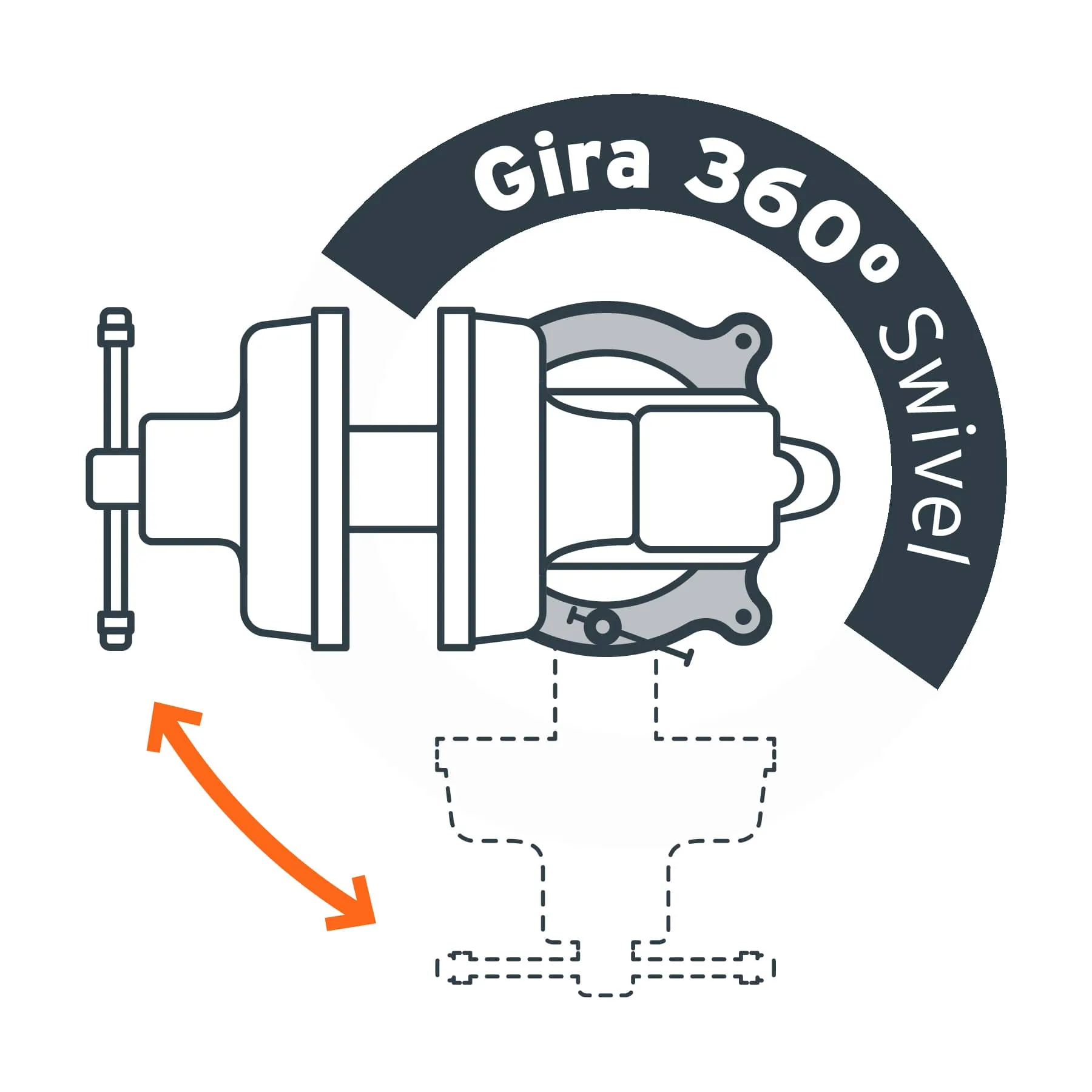 Prensa De Banco 4" Giratoria 360°, Apertura 4" (10 Cm) Pretul