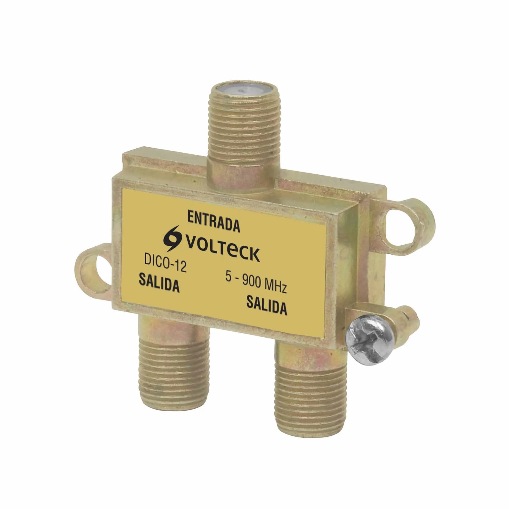 Divisor Splitter Anticorrosivo Para Cable Coaxial, 2 Salidas Volteck