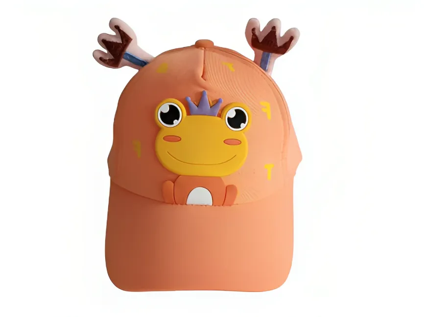 Gorra Niño Naranja 3D Rana Edad (2-5) 