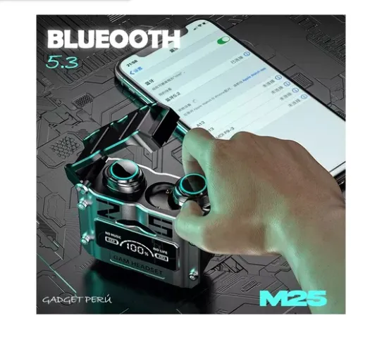 Audifonos Inalambricos Bluetooth Gamer Deportivos M25 Tws 9d