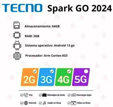 Tecno Spark Go 2024 64GB/6 RAM 