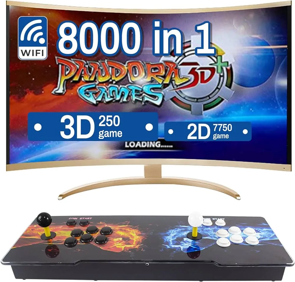 Consola De Juegos Arcade Pandora V 8000 Juegos