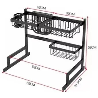 Escurridor De Loza Platos Organizador 65 Cm