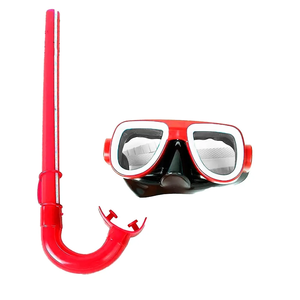 Careta Snorkel Kit Buceo Resistente Ajustable Swim Wenfei