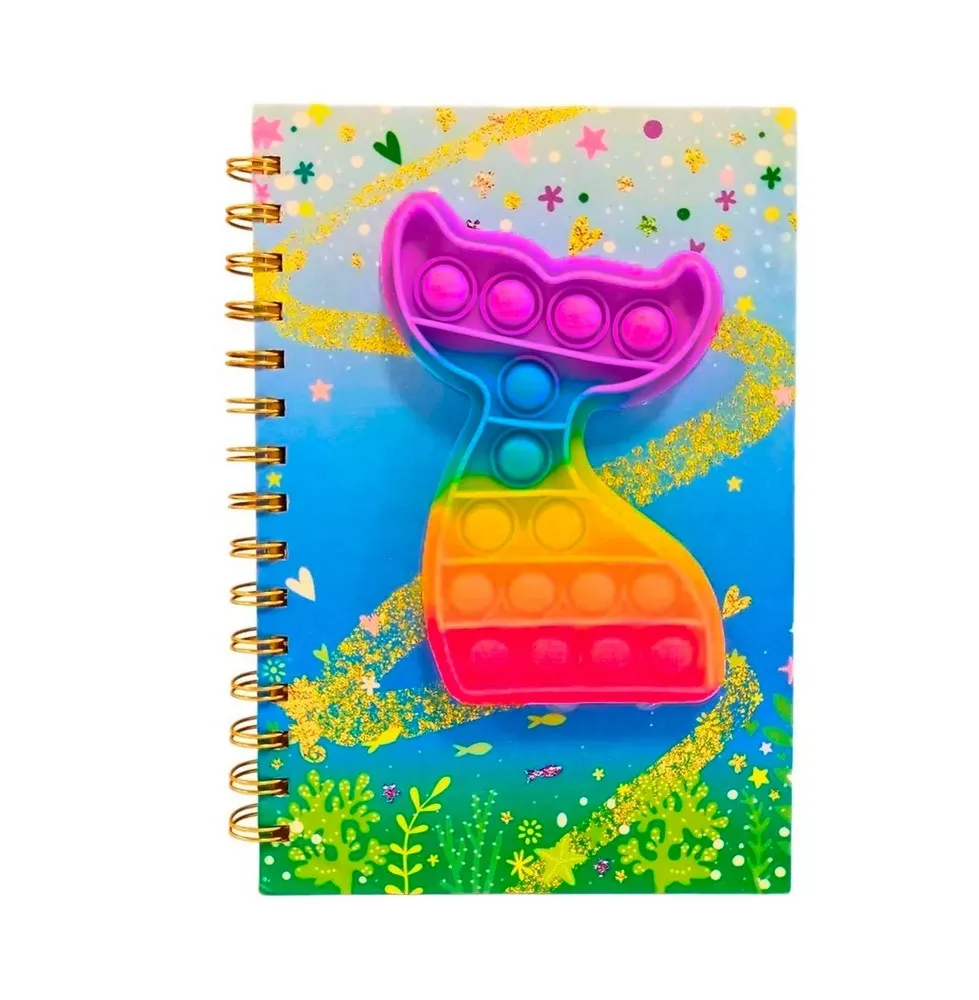 Agenda Libreta Push Popit Popit Interactivo Figuras Unisex