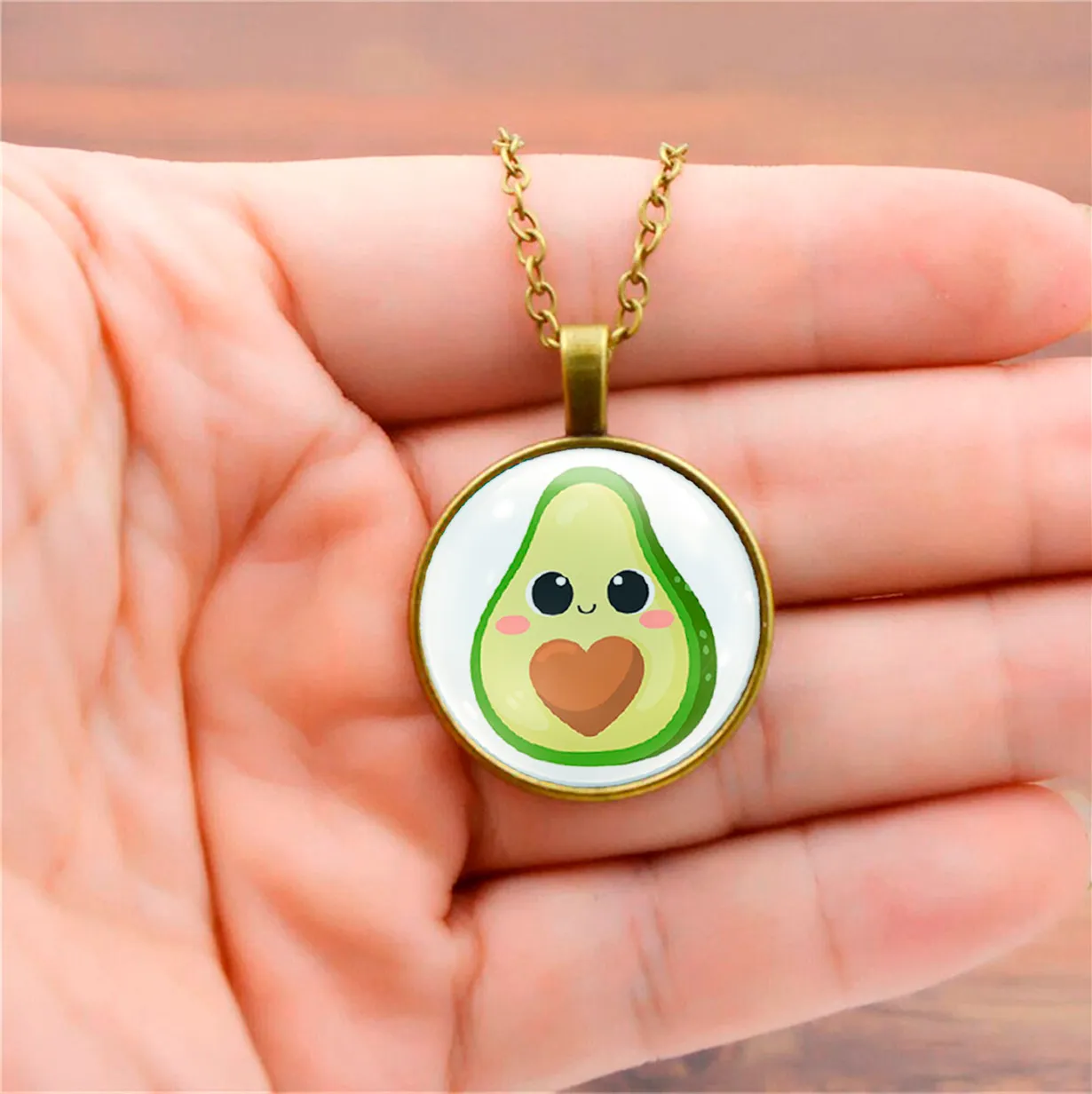 Collar Aguacate Love Unisex + Estuche