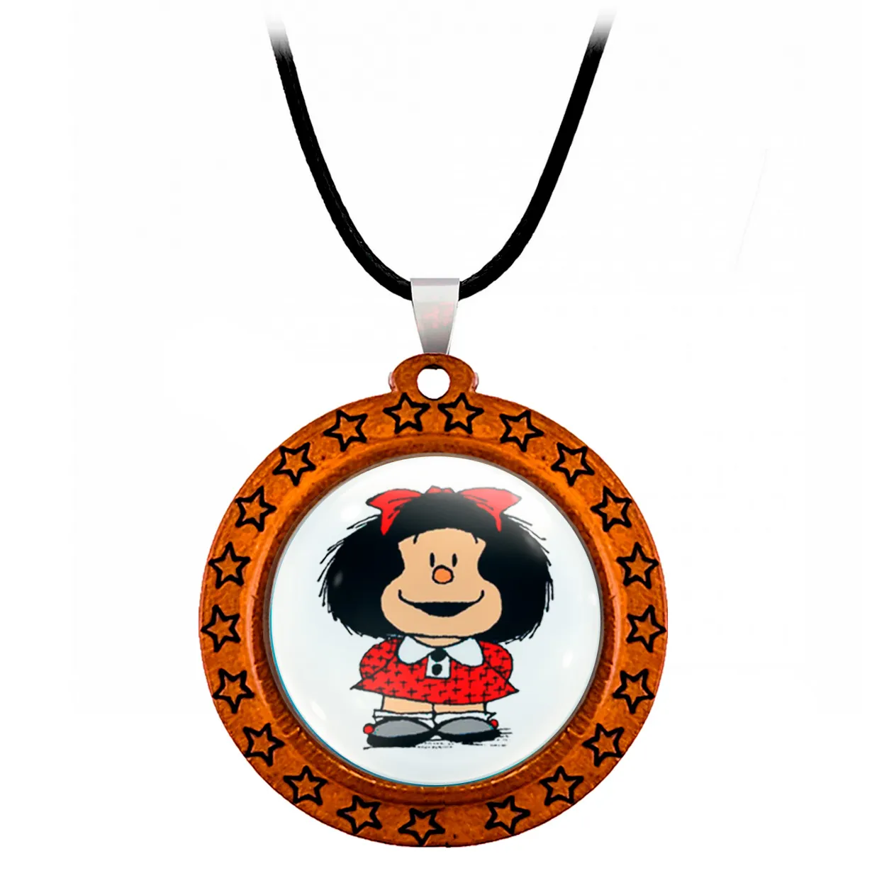 Collar Mafalda Comic Mujer Detalle + Estuche