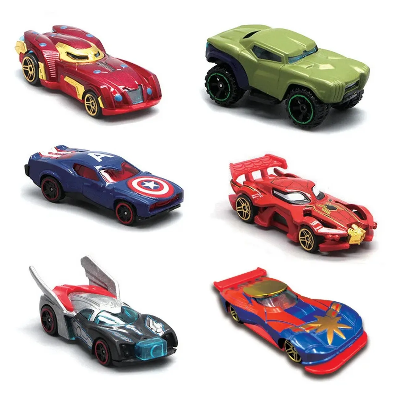 Carro Avengers Superheroes Comics Coleccion X 4 Unidades