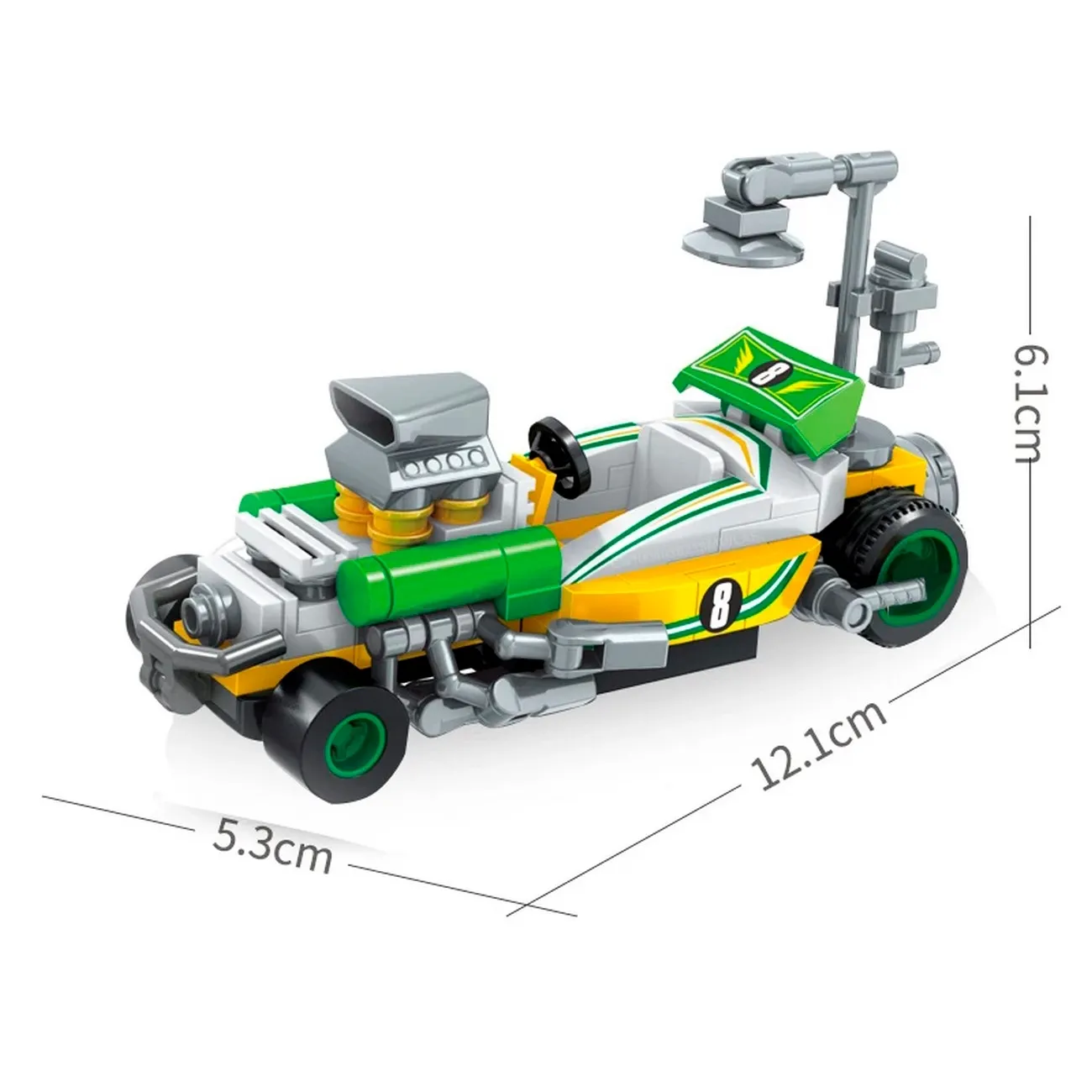 Carro Deportivo Racing Juguete Armable Armatodo Construcción