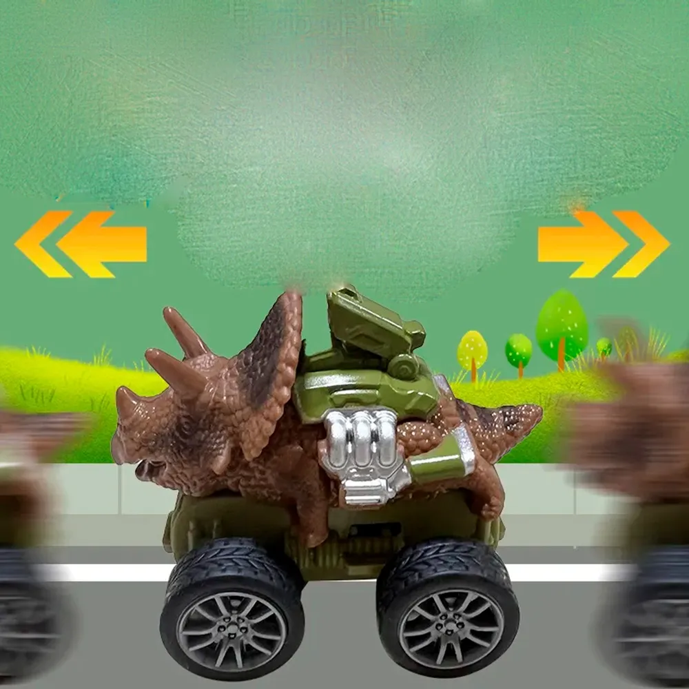 Carro Dinosaurio Catapulta Juguete Niños Diversion Didactico