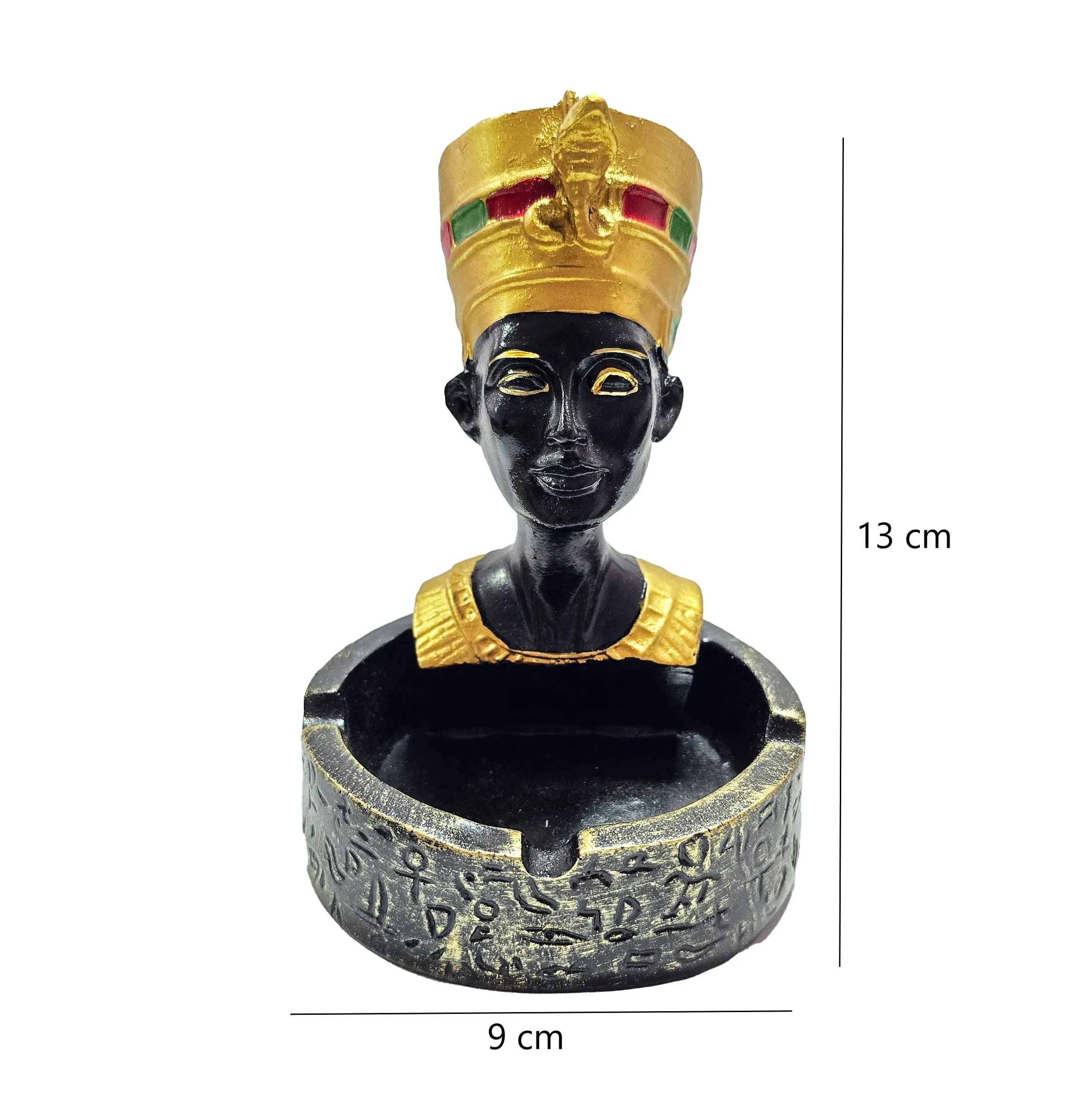 Cenicero Egicipcio Decoracion Nefertiti Ramses Tutankamon