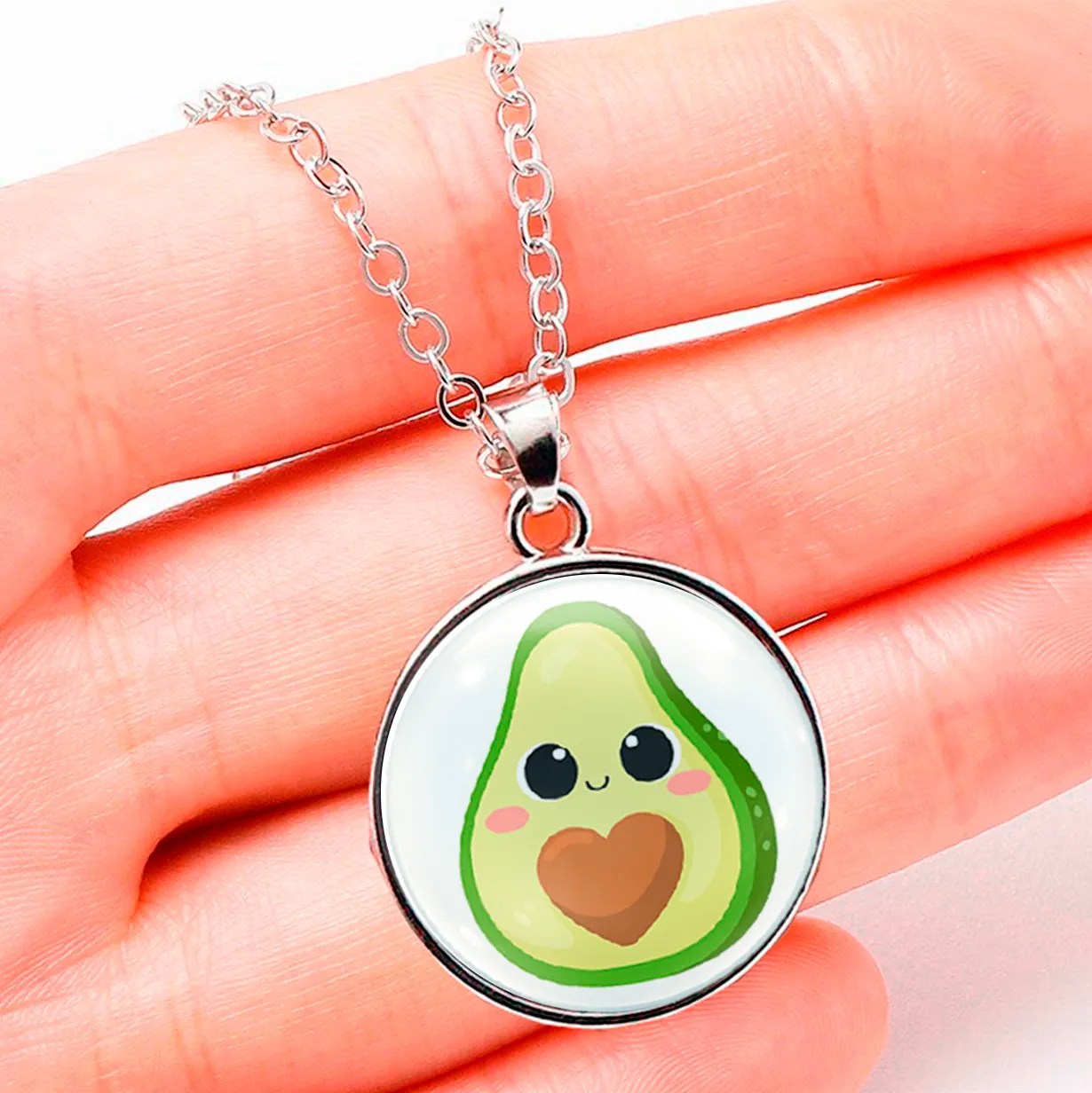 Collar Aguacate Love Unisex + Estuche