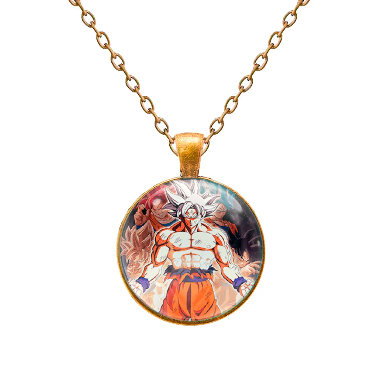 Collar Goku Dragon Ball Z Unisex Detalle + Estuche