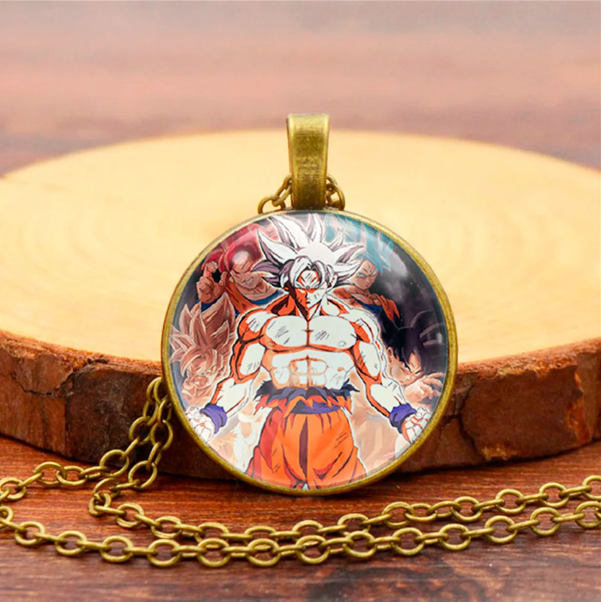 Collar Goku Dragon Ball Z Unisex Detalle + Estuche