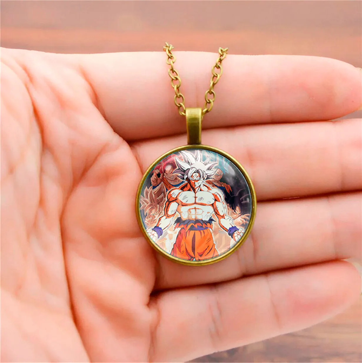 Collar Goku Dragon Ball Z Unisex Detalle + Estuche