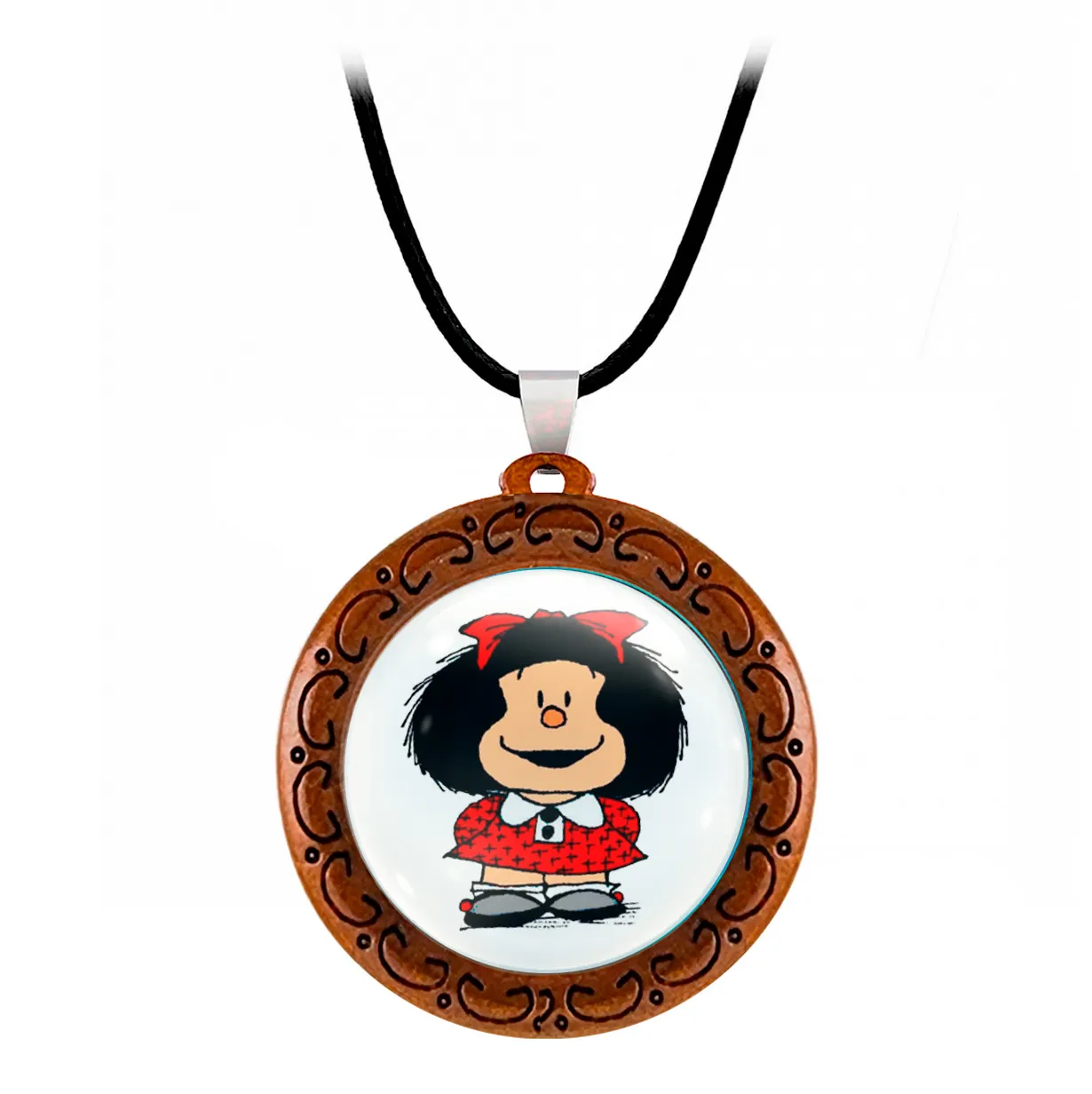 Collar Mafalda Comic Mujer Detalle + Estuche